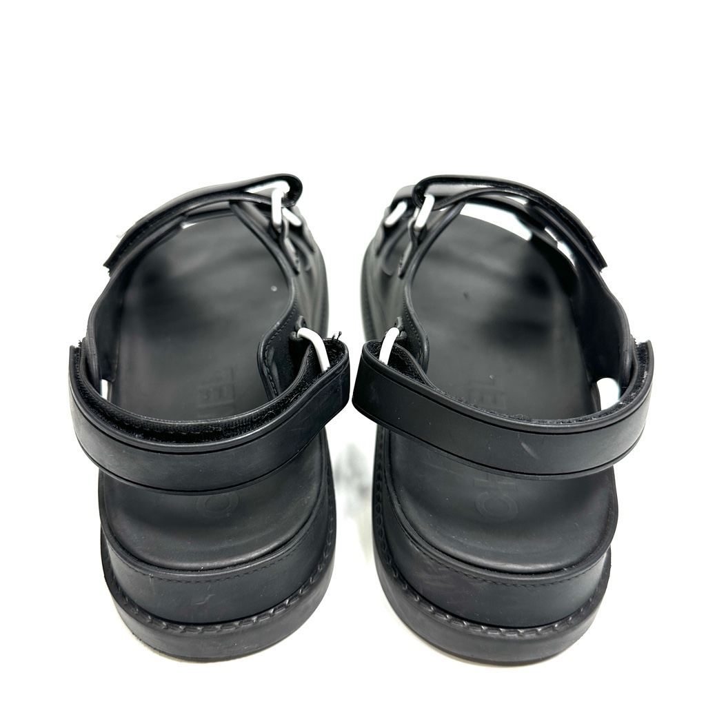 美品】CHANEL Sports Sandals Leather BLK 39 美品】CHANEL Sports Sandals Leather BLK 39