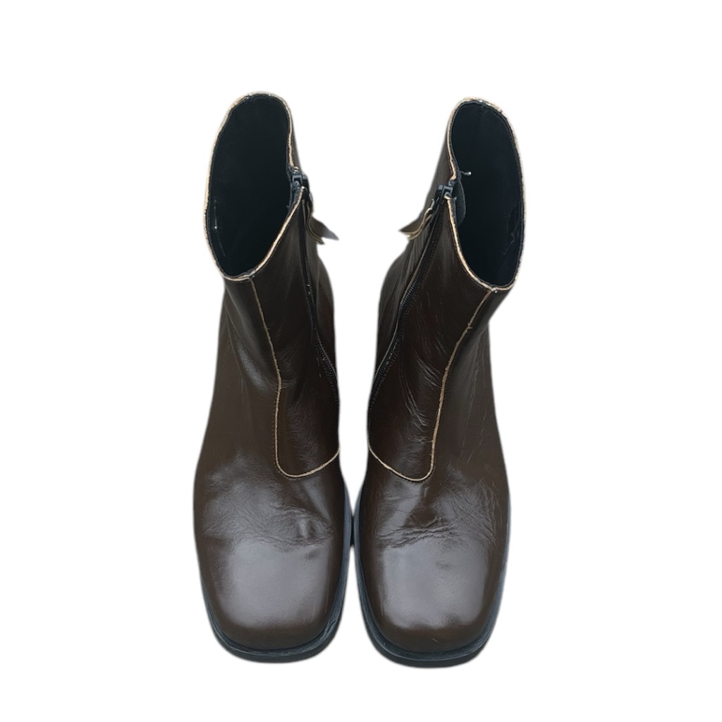 our legacy camion boots Olive leather 40 アワーレガシー カミオン