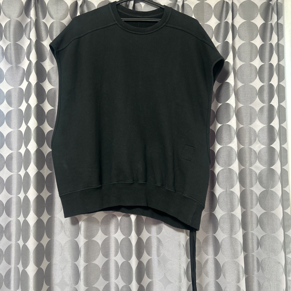 rick owens drkshdw 24ss ノースリーブ スウェットベスト