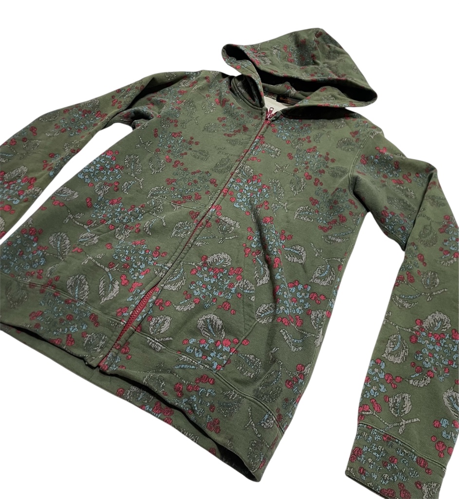 but beautiful undercover 04aw 花柄 zip up hoodie - ARCHIVESTOCK 