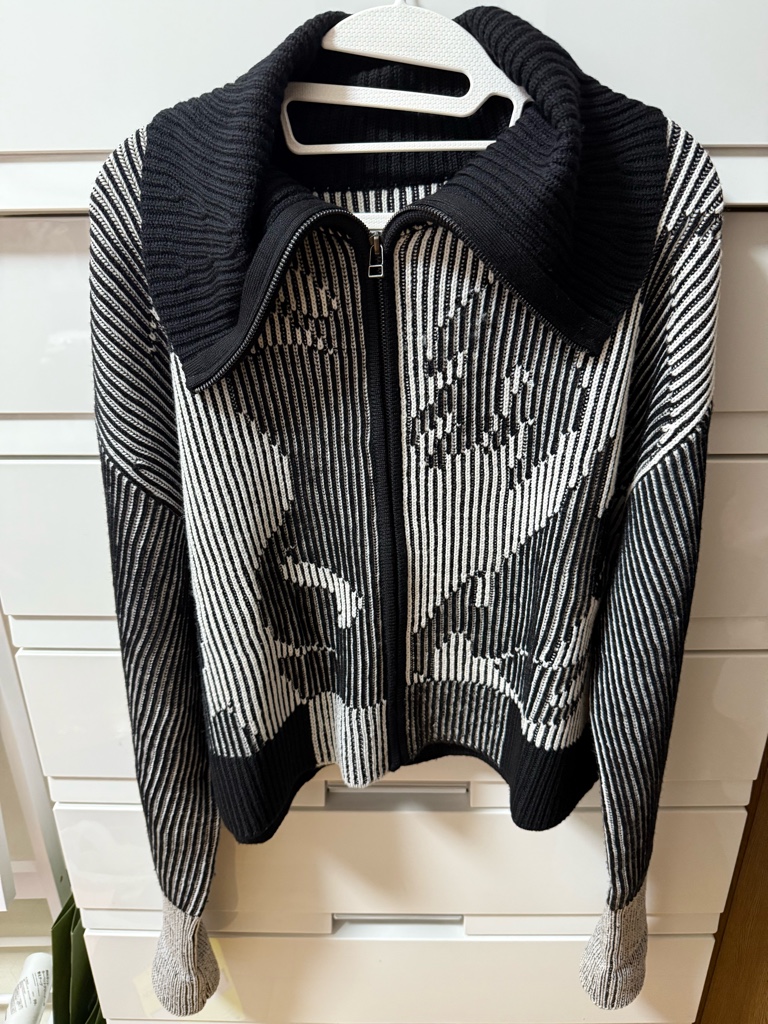 feng chen wang 22aw knit jaket ドライバーズニット