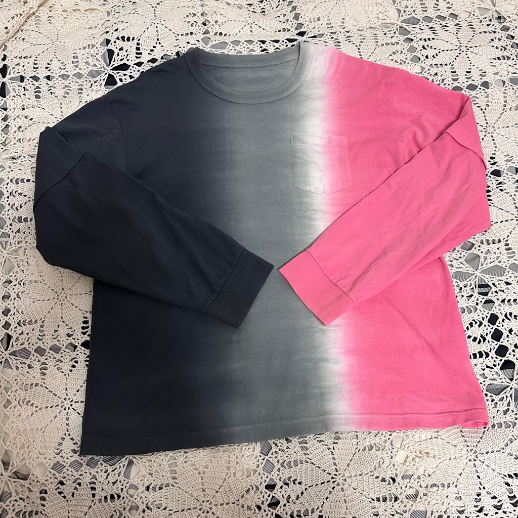 格安 サカイ☆23AW☆メンズ☆ロングtシャツ☆XL☆グラデーション トップス