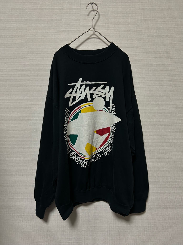 【超希少】80’s old stussy “SURF MAN” sweat 超希少】80's old stussy “SURF MAN” sweat - メルカリ