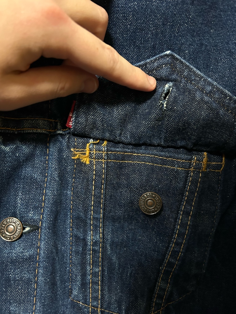 超希少 60s Levi’s 70505 big e 3rd デニムジャケット Levis(リーバイス) 70505 3rd Big E デニムジャケット