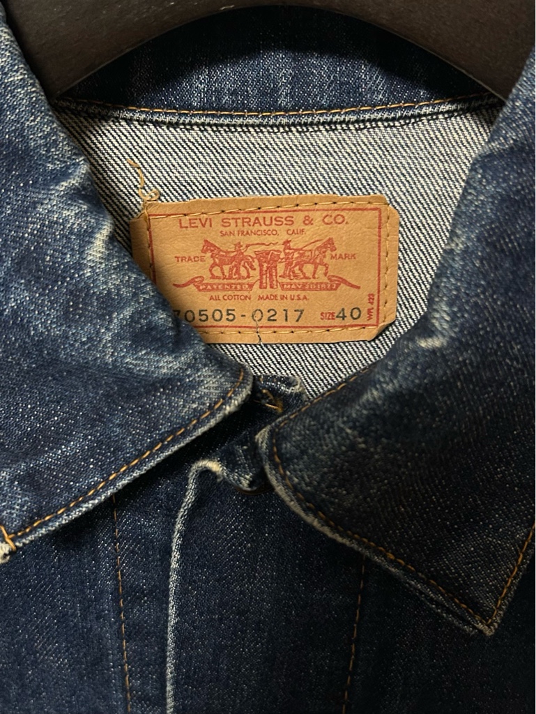 超希少 60s Levi’s 70505 big e 3rd デニムジャケット VINTAGE 60s Levi's