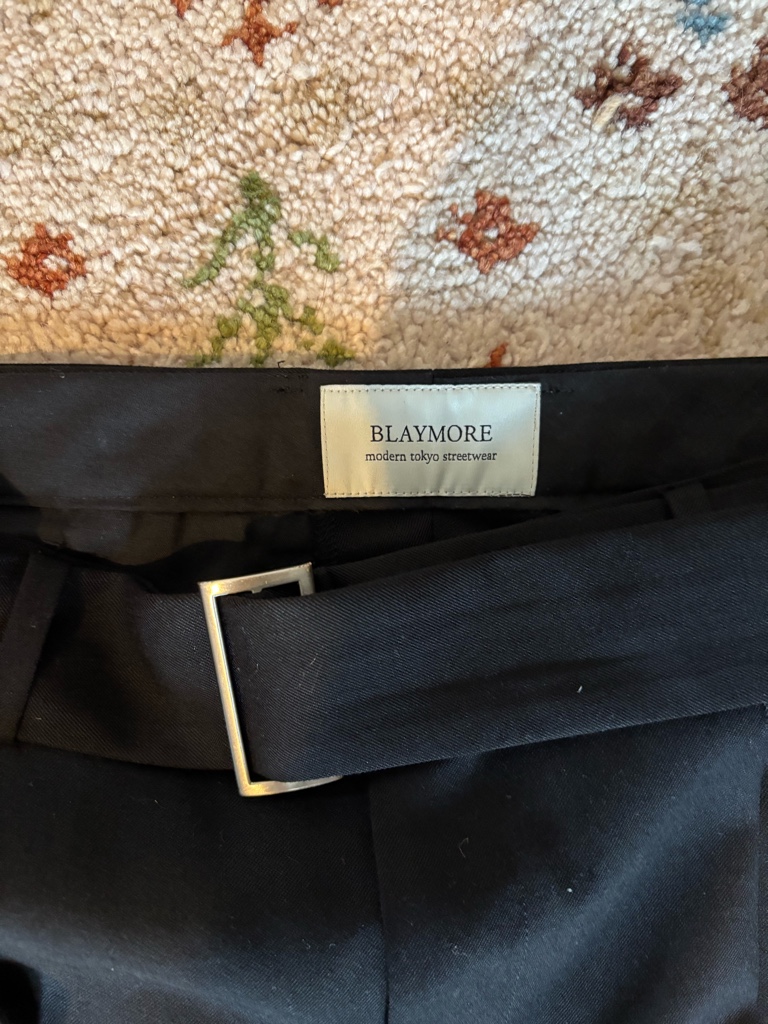 [美品]BLAYMORE'MATOI'2 Tuck Wide Slacks BLAYMORE'MATOI'2 Tuck Wide Slacks - ARCHIVESTOCK