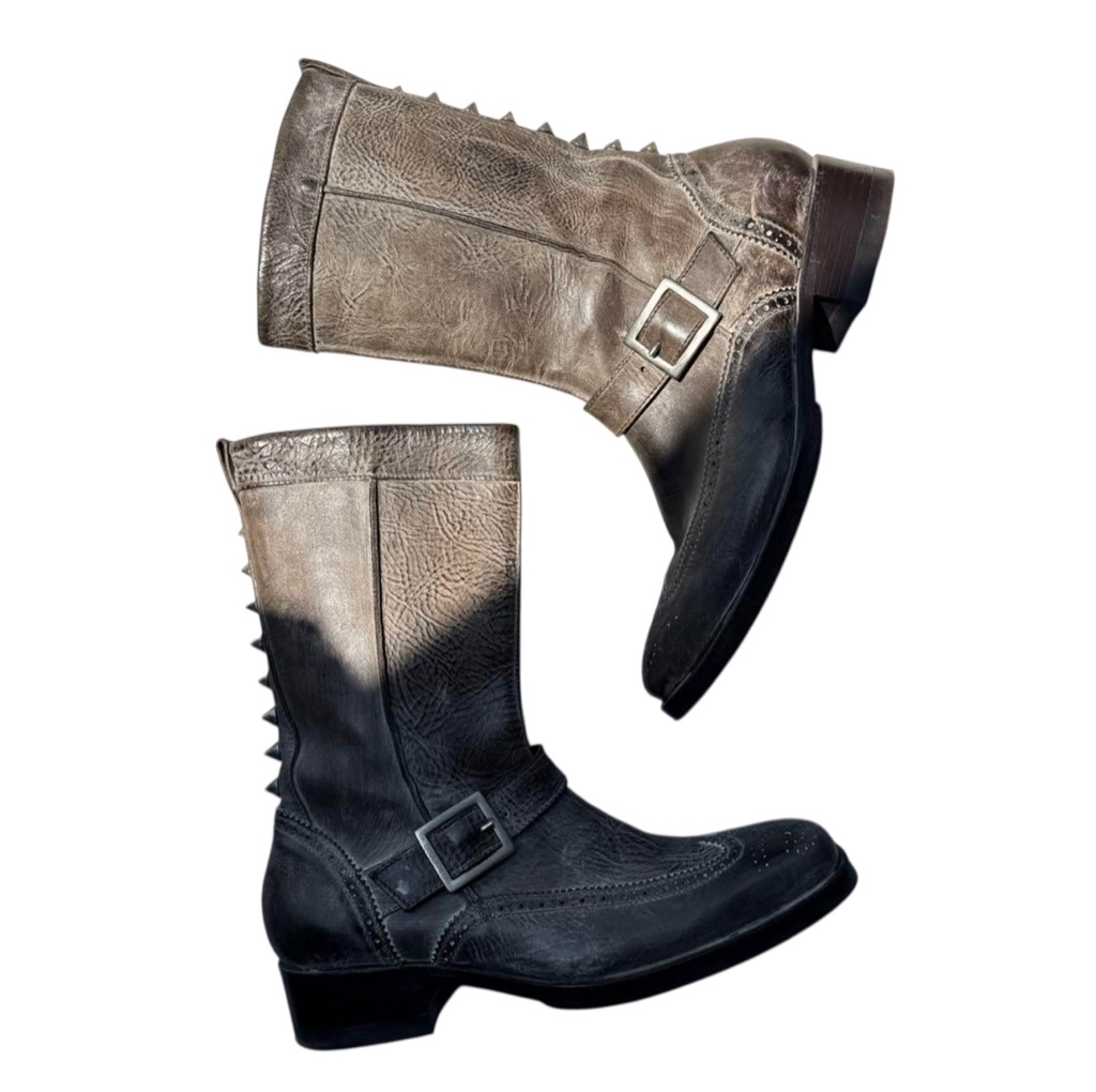 流行 Archive ARCHIVESTOCK - Boots Studs Dsquared2 靴