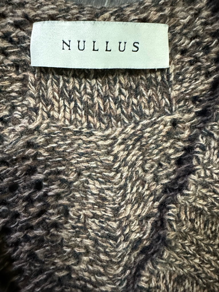 nullus 24aw メリノウール カーディガン NULLUS 24AW メリノウールカーディガン サイズ1 - ARCHIVESTOCK
