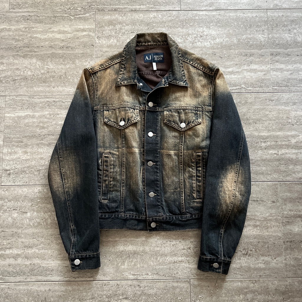 armani jeans denim jacket - ARCHIVESTOCK