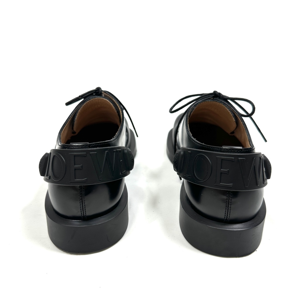 超希少◇LOEWE ロエベ レザーローファー ラバー切り替え チェルシー