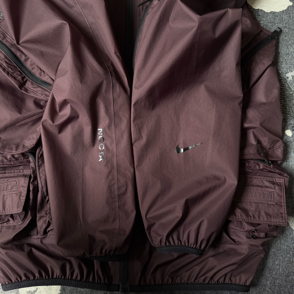 NOCTA NRG LR Track Jacket Burgundy S - ARCHIVESTOCK