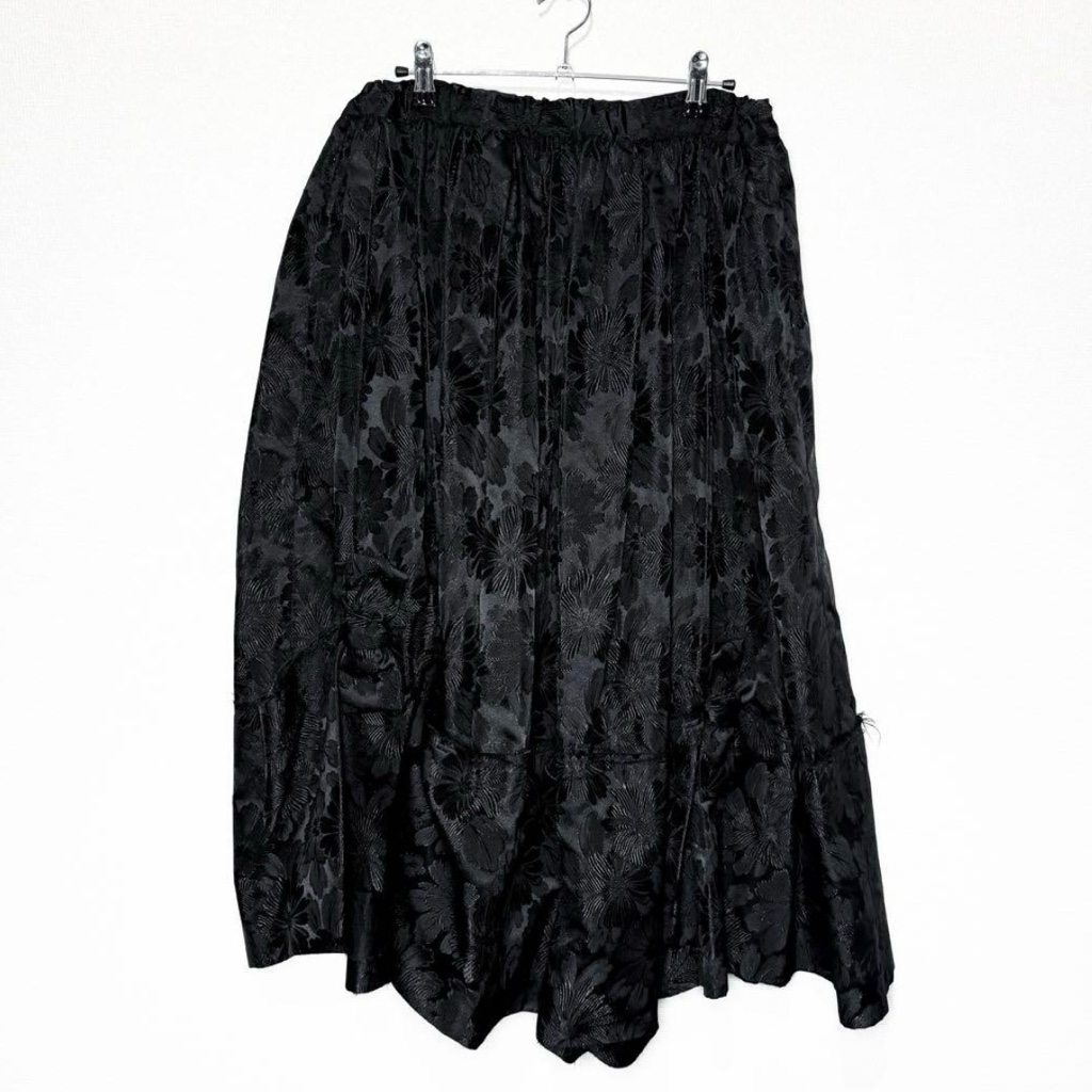 コムデギャルソン コムデギャルソン 21AW 花柄ジャカード織 リボンスカート コムデギャルソン コムデギャルソン 21AW 花柄ジャカード織 リボン