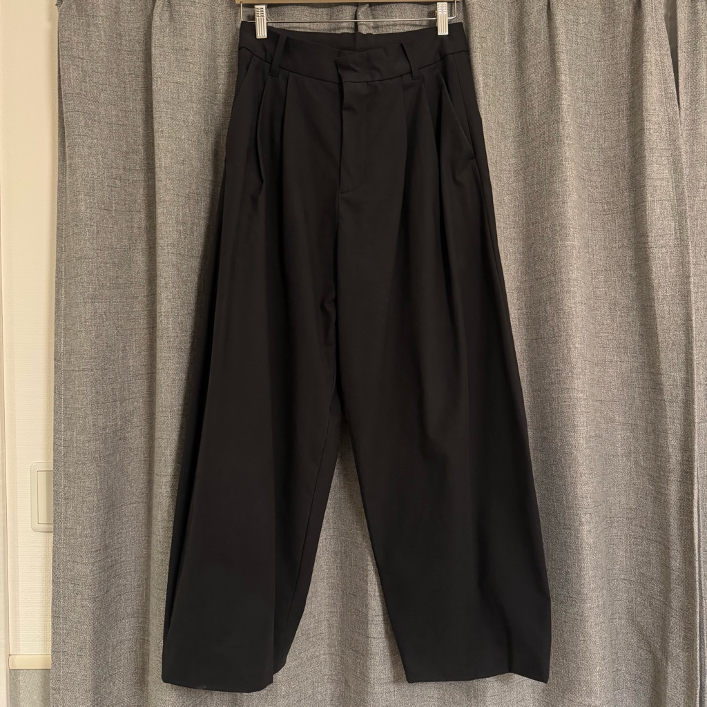 STUDIO NICHOLSON ZARA ダブルプリーツパンツ ZARA×STUDIO NICHOLSONプリーツパンツ ワイドフィットパンツ の