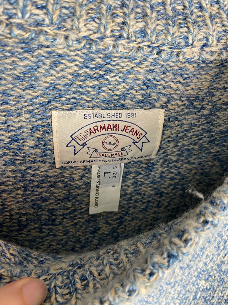 トップス ARMANI JEANS ARCHIVE OVER SIZE KNIT ARMANI JEANS ARCHIVE OVER SIZE KNIT - ARCHIVESTOCK