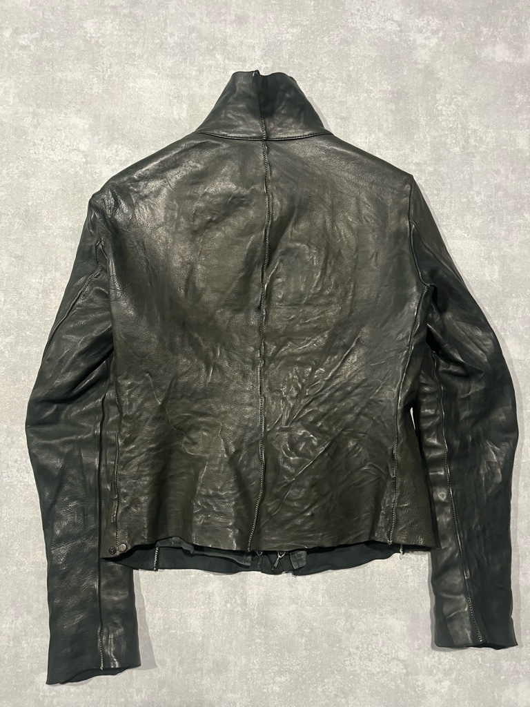 incarnation carved zip blouson