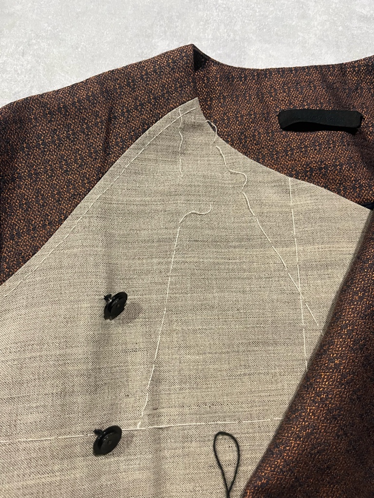 Nobuyuki Matsui 22AW No Collar Jacket - ARCHIVESTOCK