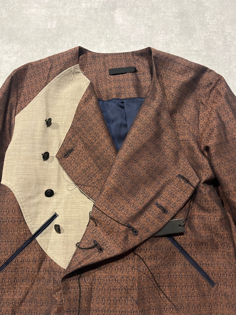 Nobuyuki Matsui 22AW No Collar Jacket - ARCHIVESTOCK