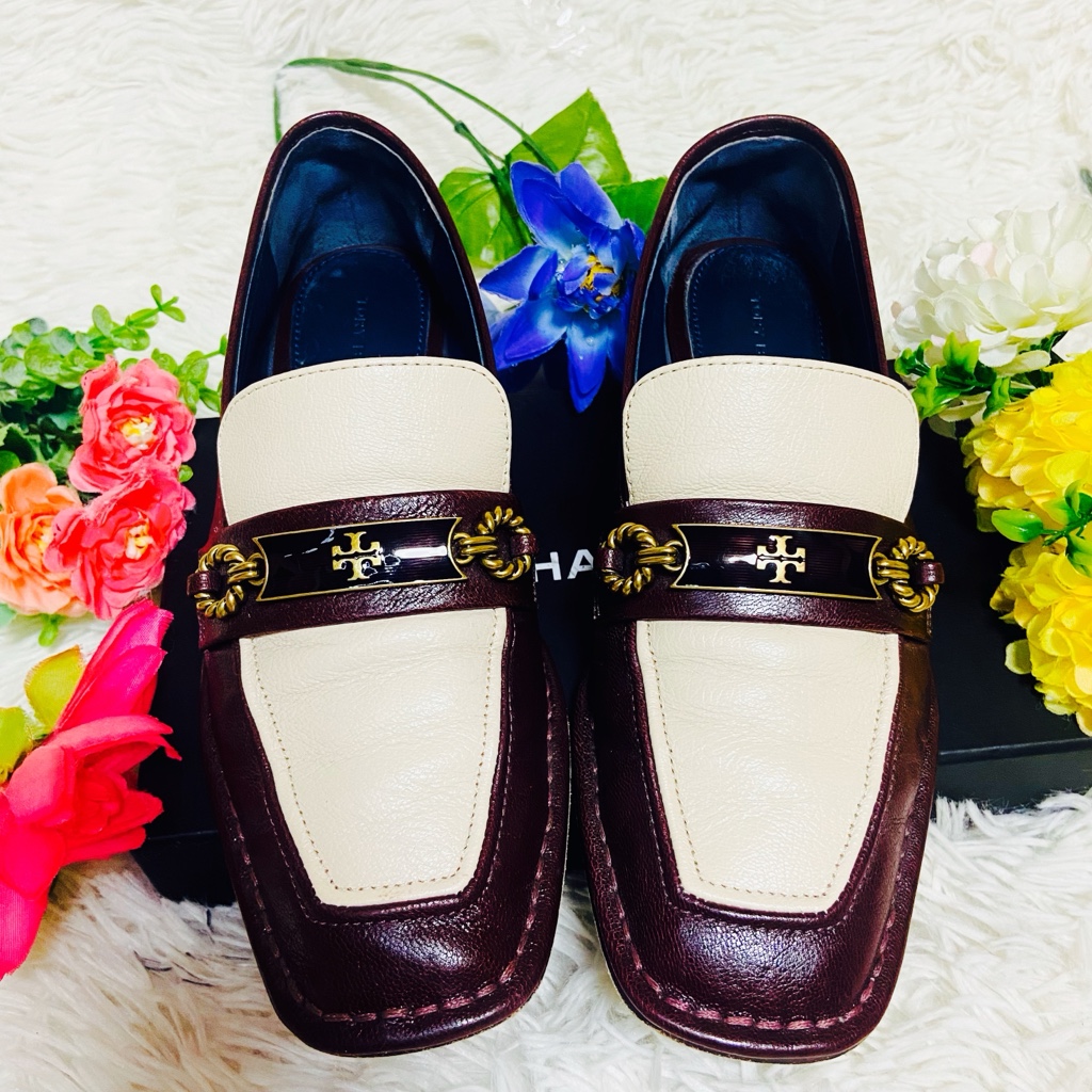 【希望者のみラッピング無料】 24cm✨本革✨TORY BURCH✨トリーバーチ✨インベリシドレザー 靴