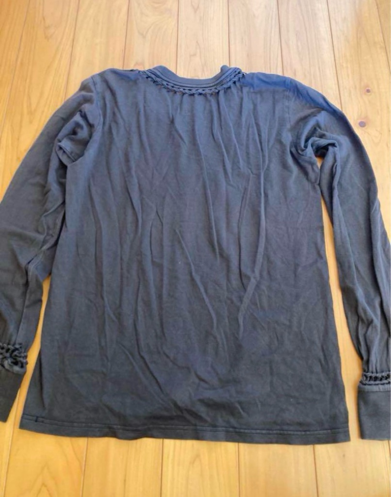 NUMBER(N)INE 黒 編み込み カットソー　ロンT 2025年最新】ナンバーナイン 編み込み tシャツの人気アイテム
