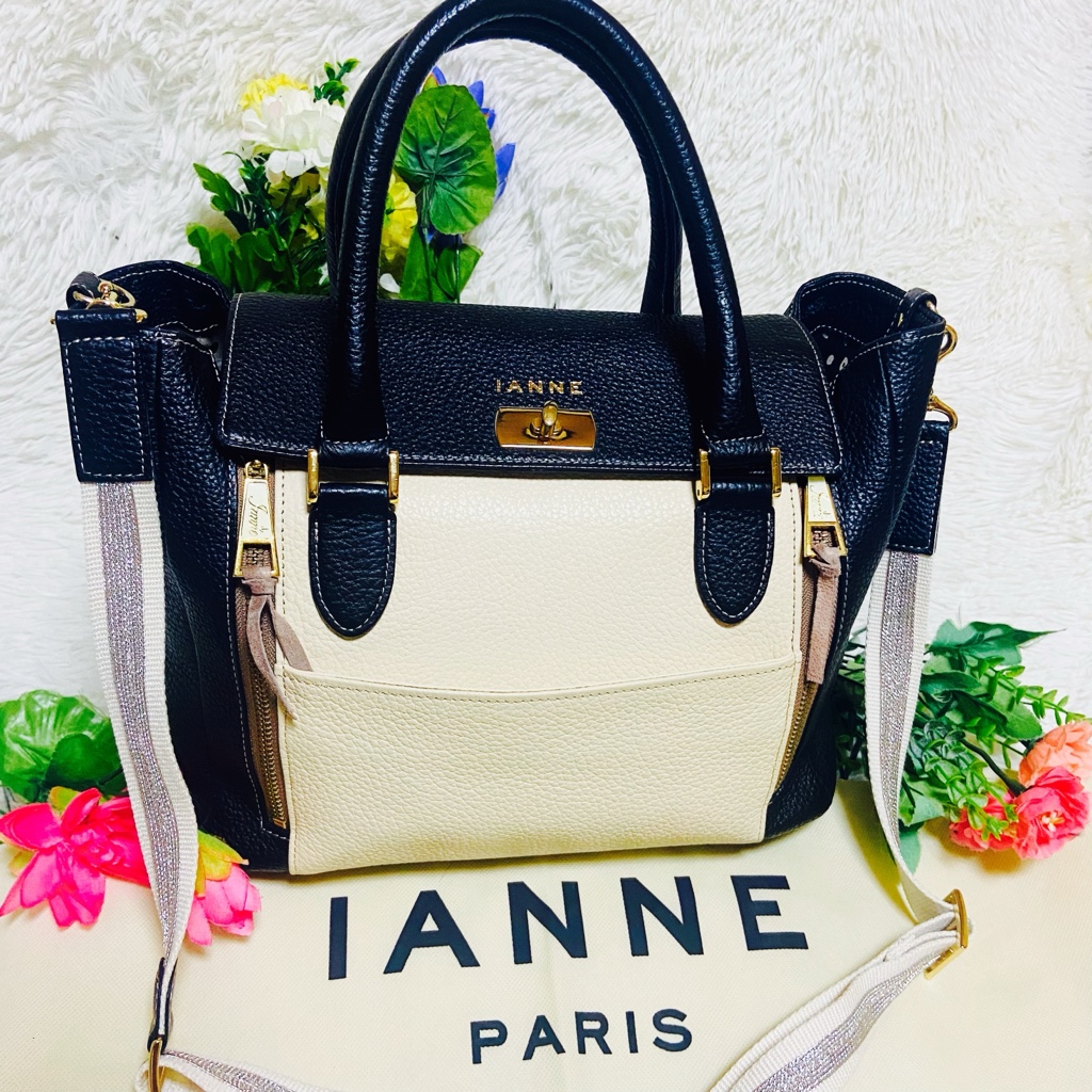本革✨ IANNE✨イアンヌ✨ハンドバッグ✨ショルダーバッグ 本革✨ IANNE✨イアンヌ✨ハンドバッグ✨ショルダーバッグ