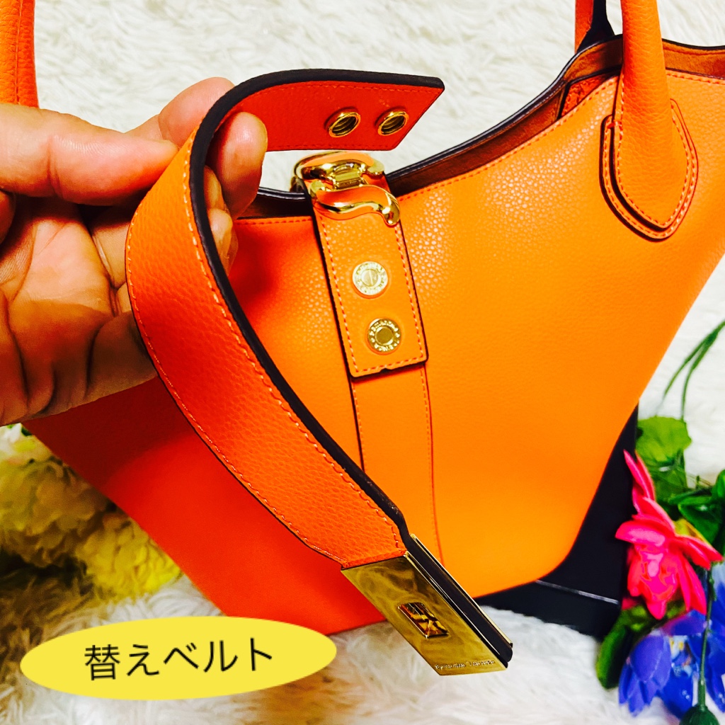床革✨Samantha Thavasa✨チェーン✨バケツ✨トートバッグ✨手提げ