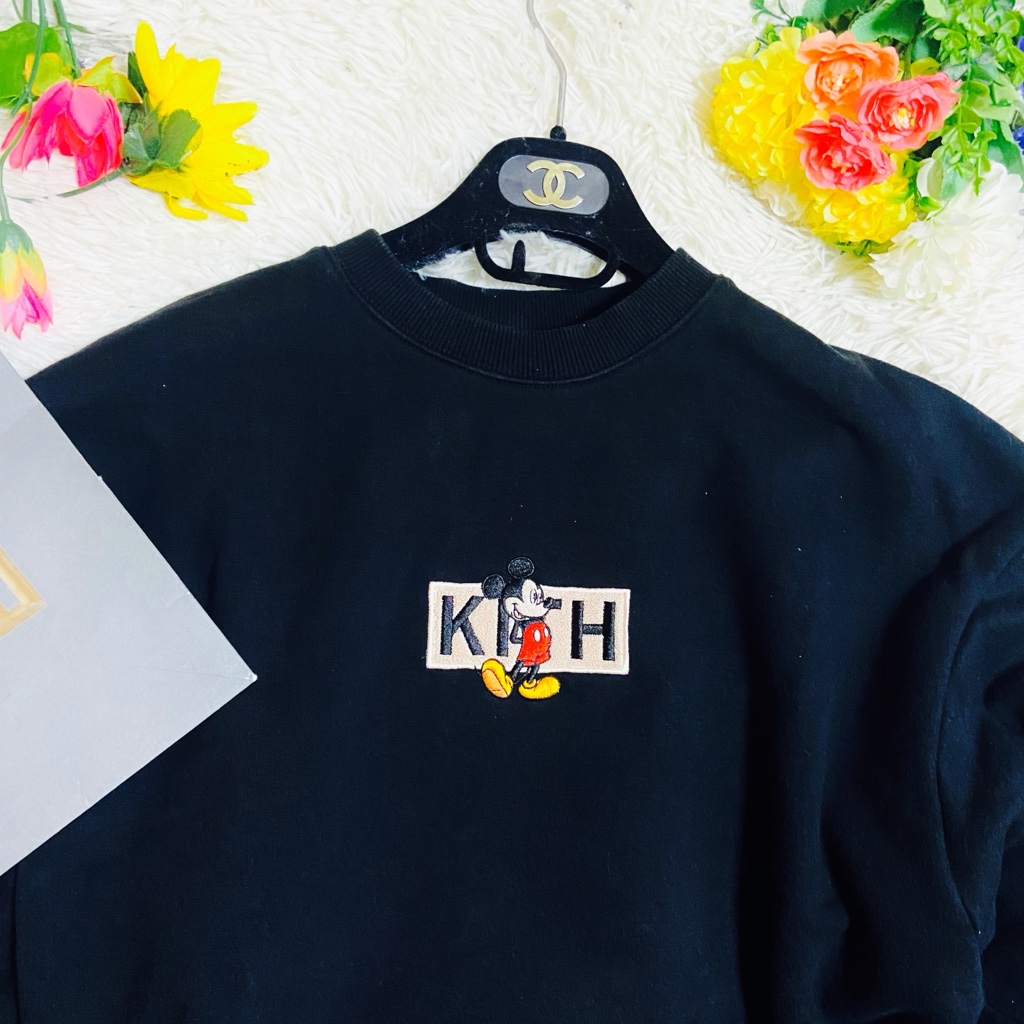 KiTH KITH ロゴ ブラック スウェット ミッキー キス ミッキー 