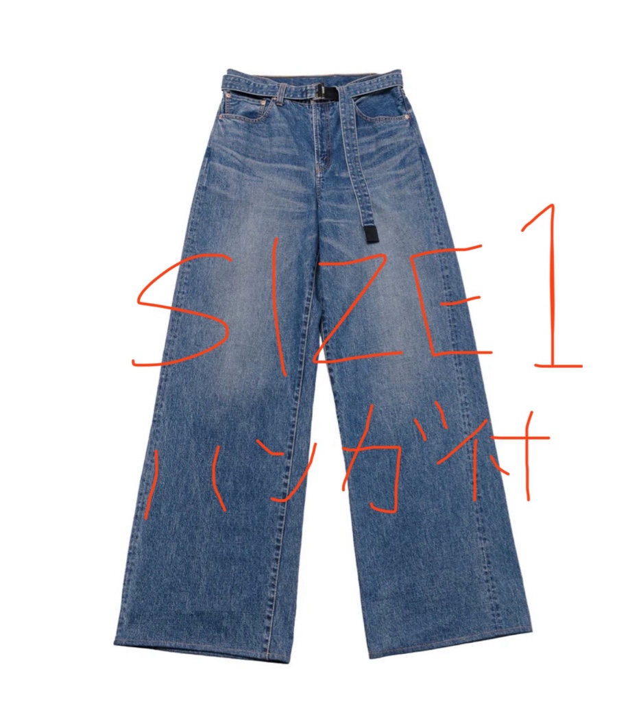 sacai x LEVI'S Denim Pants Blue サイズ3 ⑤ Levi's x sacai Denim Pants BLUE - ARCHIVESTOCK