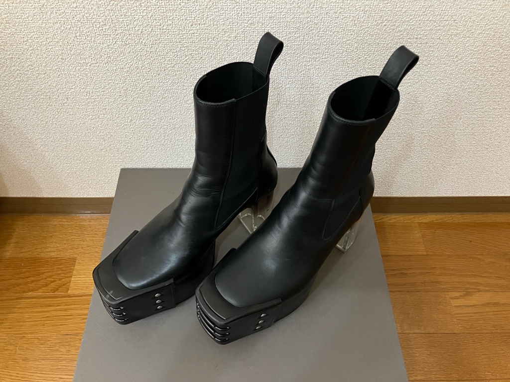Rick owens 23SS限定グラデーションヒールキスブーツ40