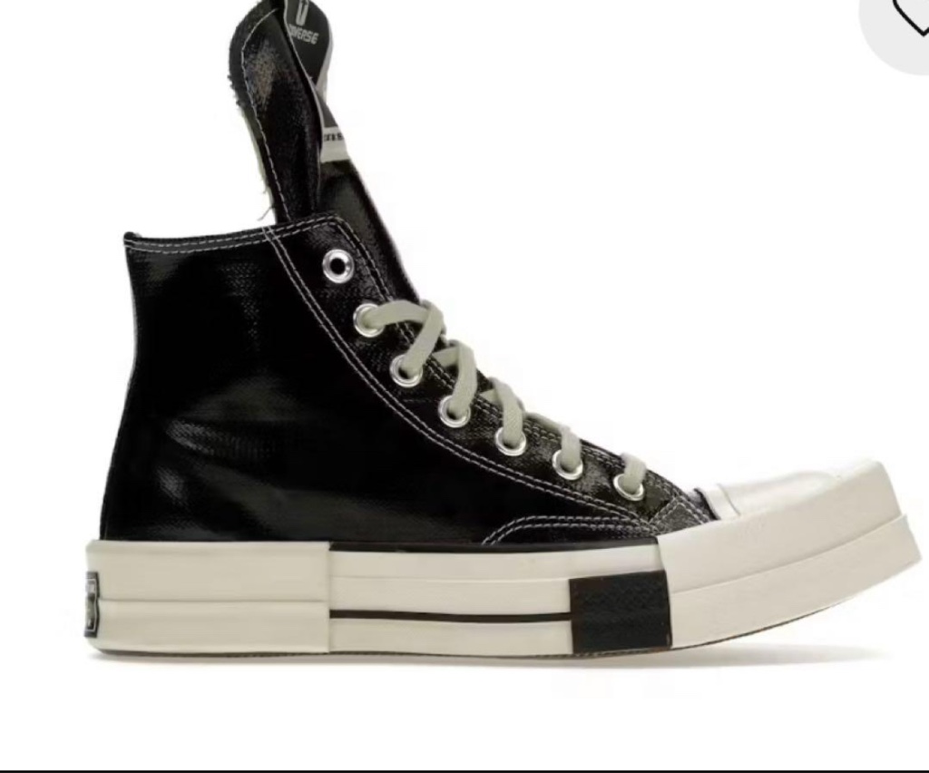 Rick Owens × CONVERSE 22AW TURBODRK HI Chuck Taylor 70 スクエア