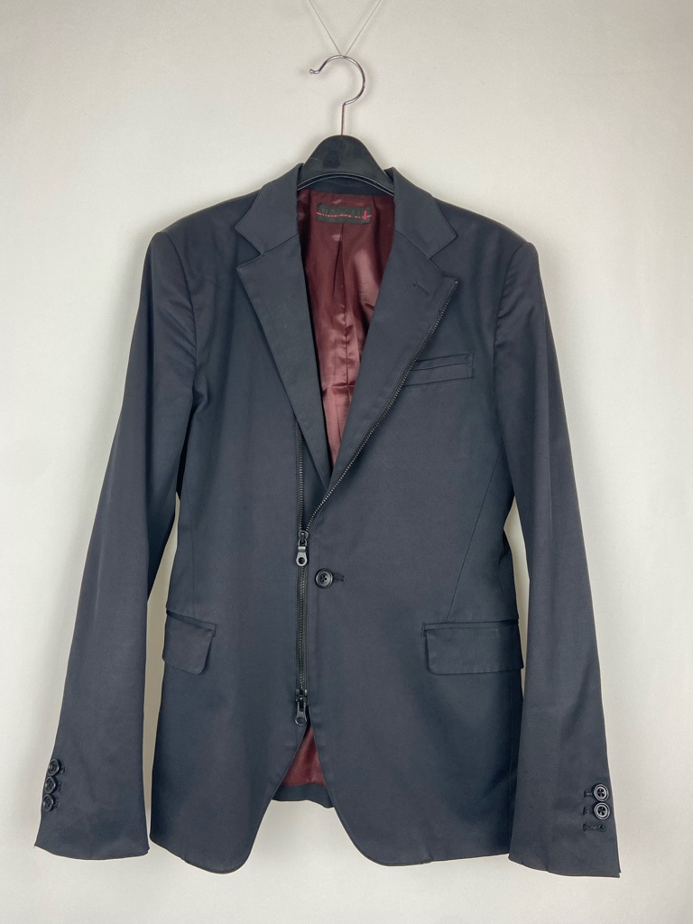 morgan homm ダブルジップジャンパー　y2k archive MORGAN HOMME ARCHIVE 2Way Gimmick Tailored jacket - ARCHIVESTOCK
