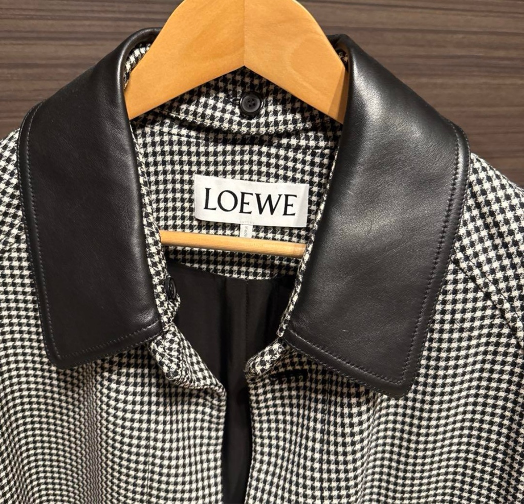 LOEWE ロエベウールシルクロングコート