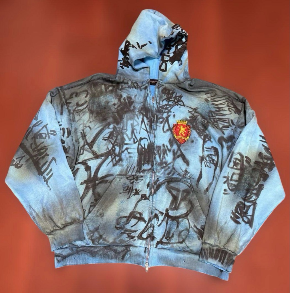 BALENCIAGA Skater グラフィティパーカーXS BALENCIAGA Skater グラフィティパーカーXS - ARCHIVESTOCK