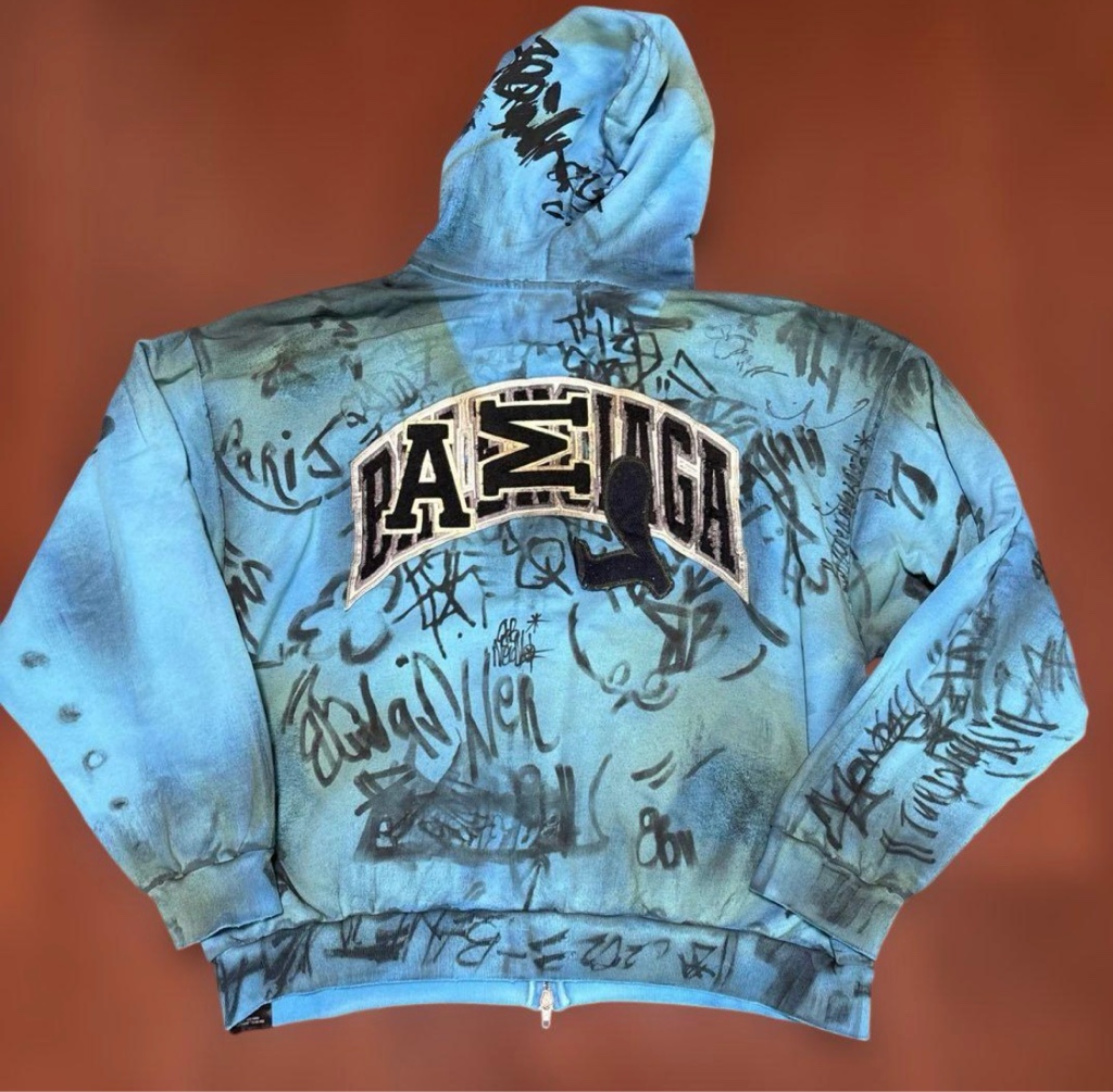 BALENCIAGA Skater グラフィティパーカーXS BALENCIAGA Skater グラフィティパーカーXS - ARCHIVESTOCK