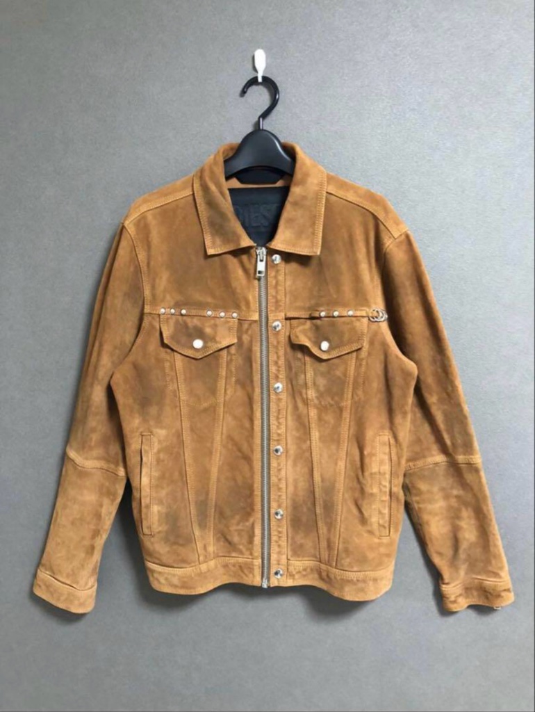 DIESEL スタッズ加工 スエードレザージャケット S - ARCHIVESTOCK
