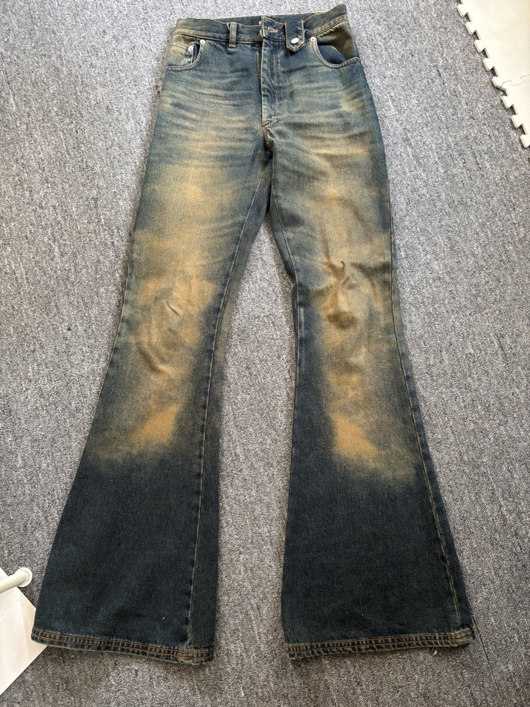 EGONlab バギーデニム XS EGONLAB】ブルー バギージーンズ