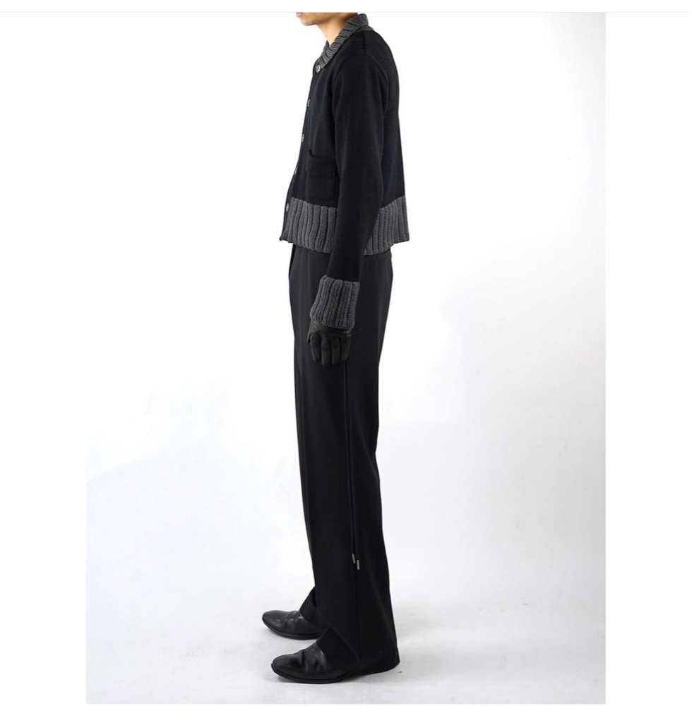 HYPE ブラック/グレー ニット HYPE ブラック/グレー ニット