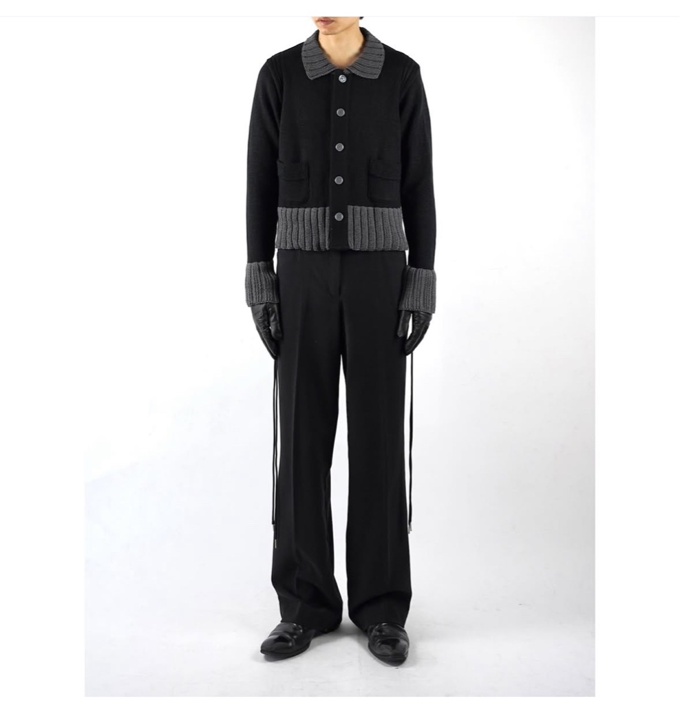 HYPE ブラック/グレー ニット 【公式通販】 HYPE ブラック/グレー ニット 【公式通販】