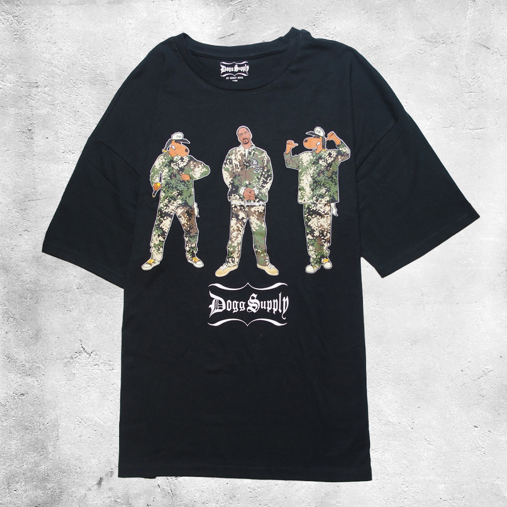 DOGG SUPPLY Tシャツ SNOOP DOGG スヌープドッグ ブラック Mサイズ
