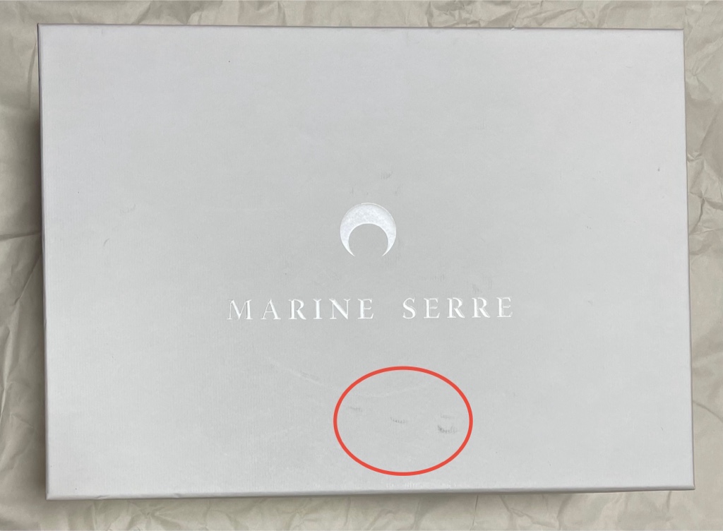 未使用】MARINE SERRE size35 BLUE デニムミュール