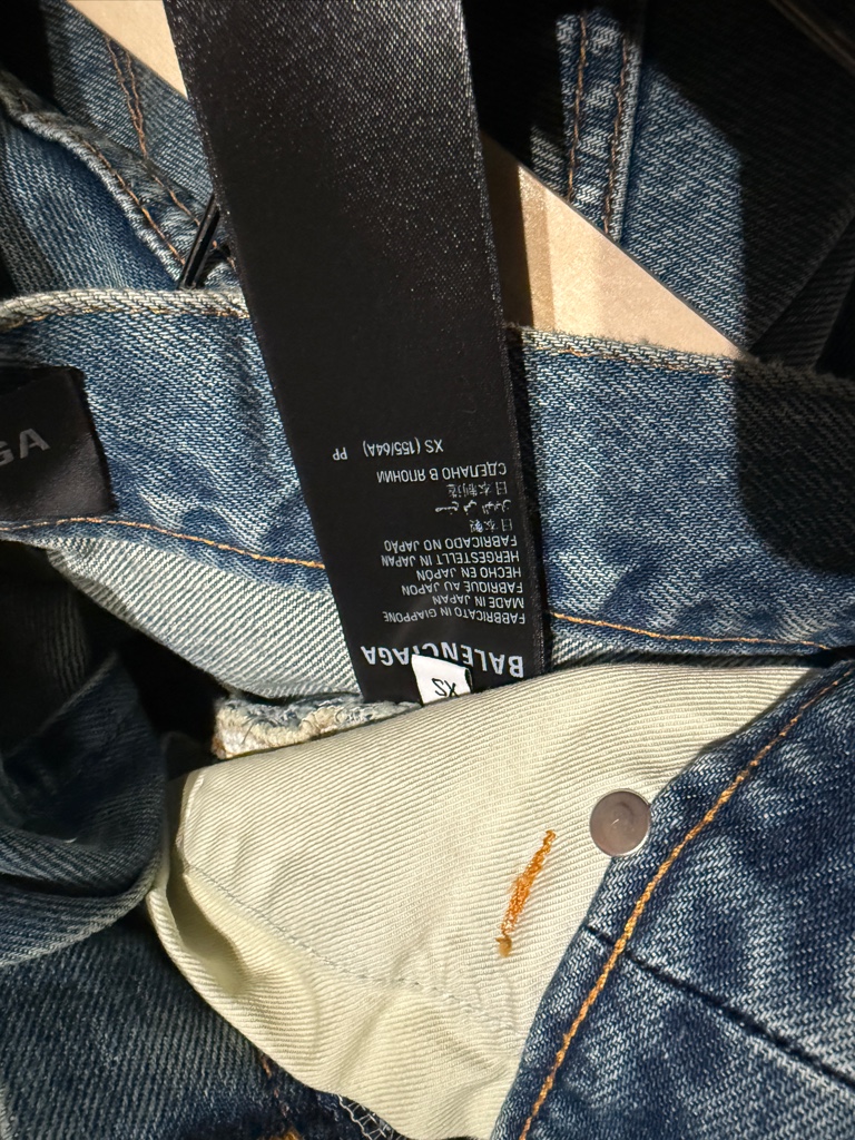 BALENCIAGA バギーデニム 719341 TNW01 XS 23SS - ARCHIVESTOCK