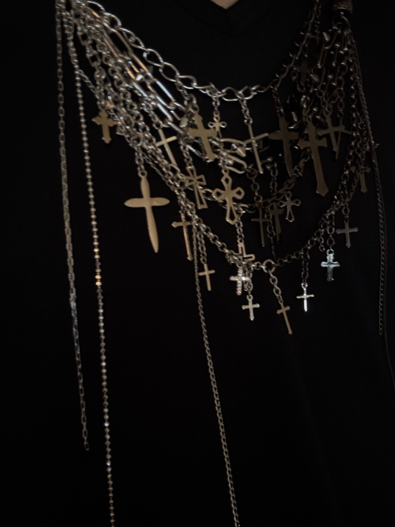 gunda ガンダ CHESS NECKLACE/A [チェス ネックレス/A] 2024 1st】gunda<ガンダ>CHESS NECKLACE/A [チェス ネックレス/A