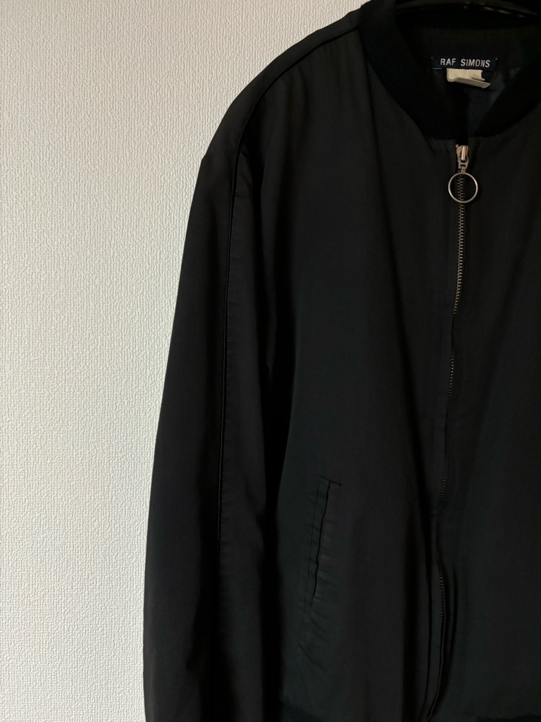 RAF simons 1997 ボンバージャケット Raf Simons - クラシック デタッチド プリント ボンバー