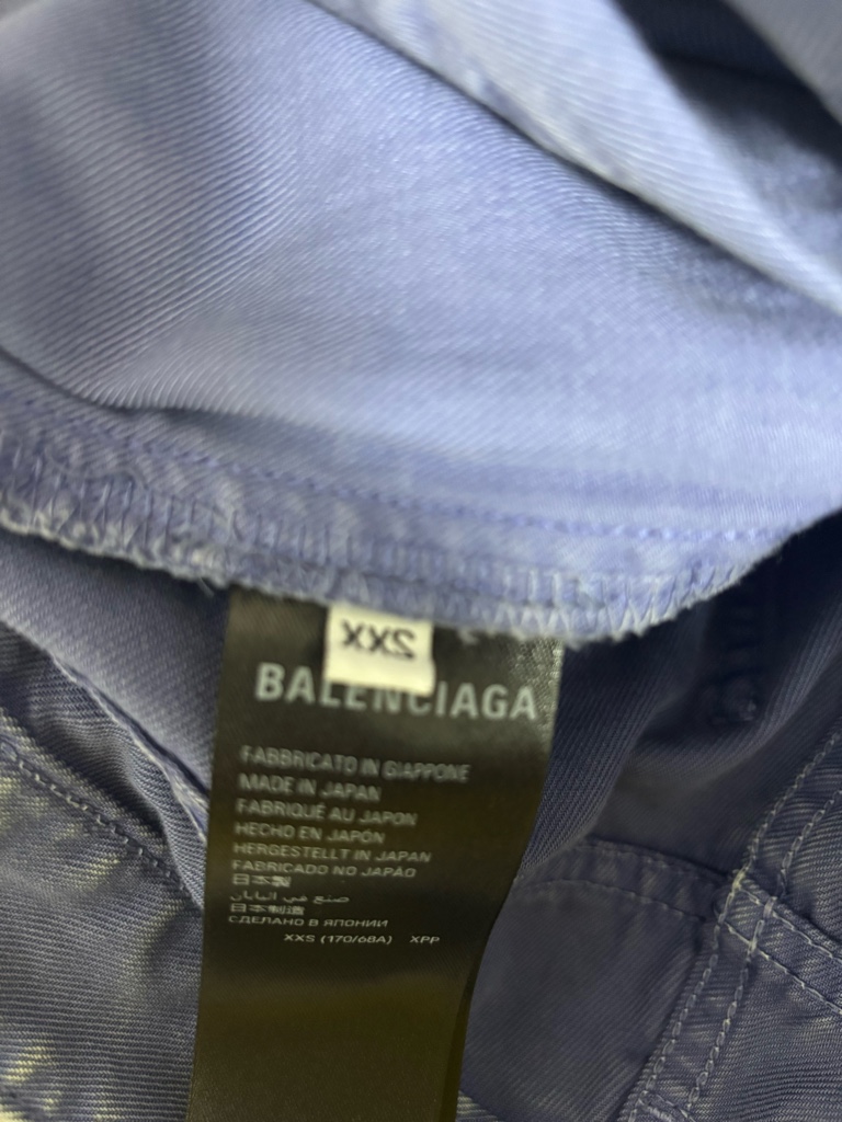 Balenciaga 23aw デニム xxs 　ワイドストレート　バギー Balenciaga 23aw デニム xxs ワイドストレート バギー