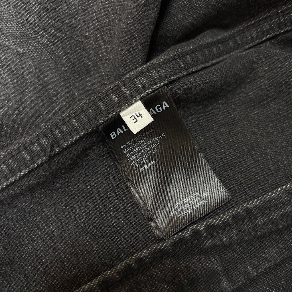希少 BALENCIAGA 20AW ハート スター スタッズ デニムジャケット