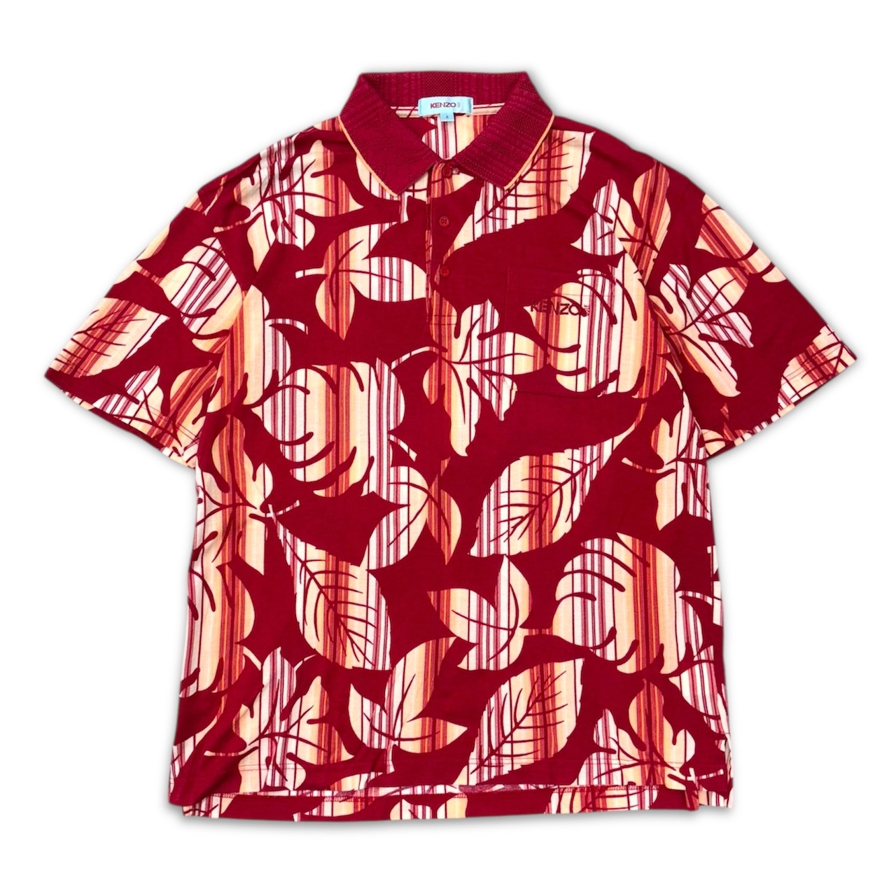 KENZO ポロシャツ 花柄 赤 ケンゾー KENZO GOLF 4 - ARCHIVESTOCK