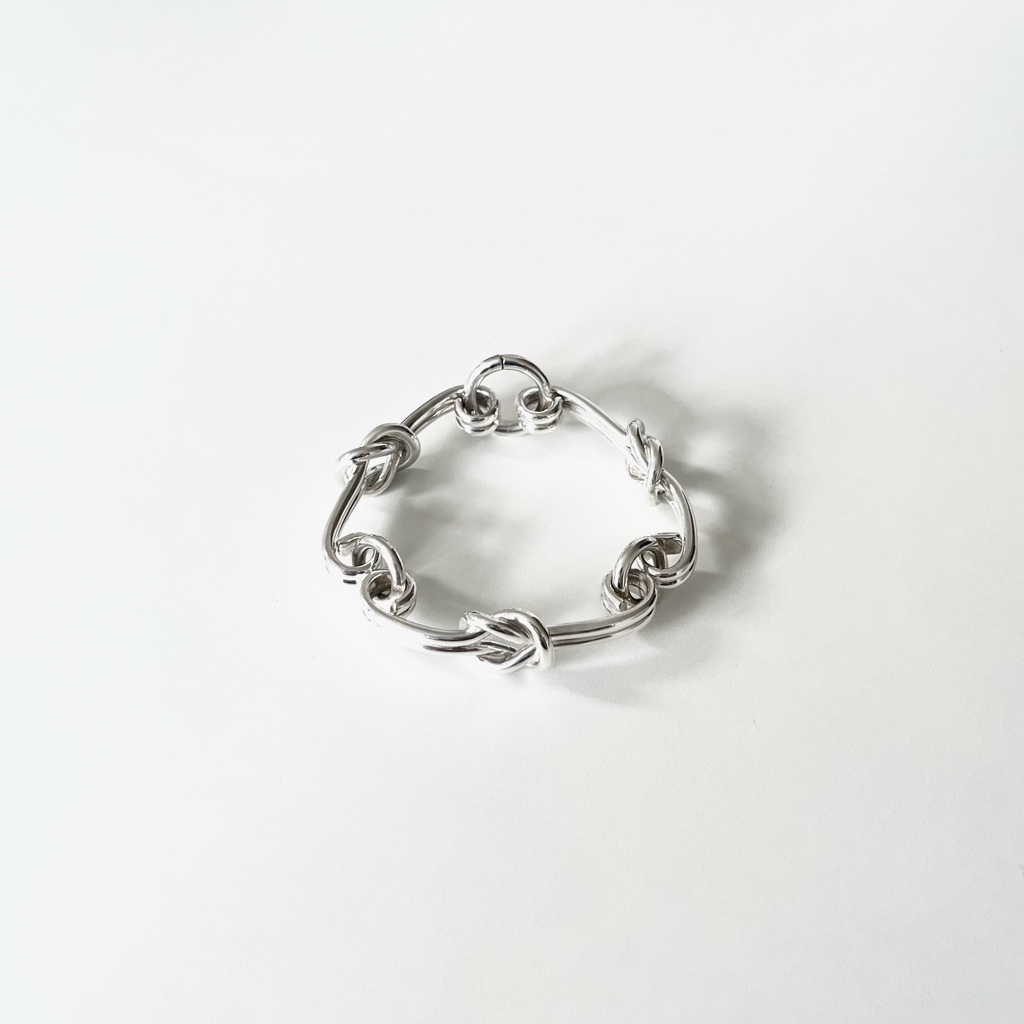 SOLD OUT】GUCCI Knot Link Bracelet Made in Mexico グッチ