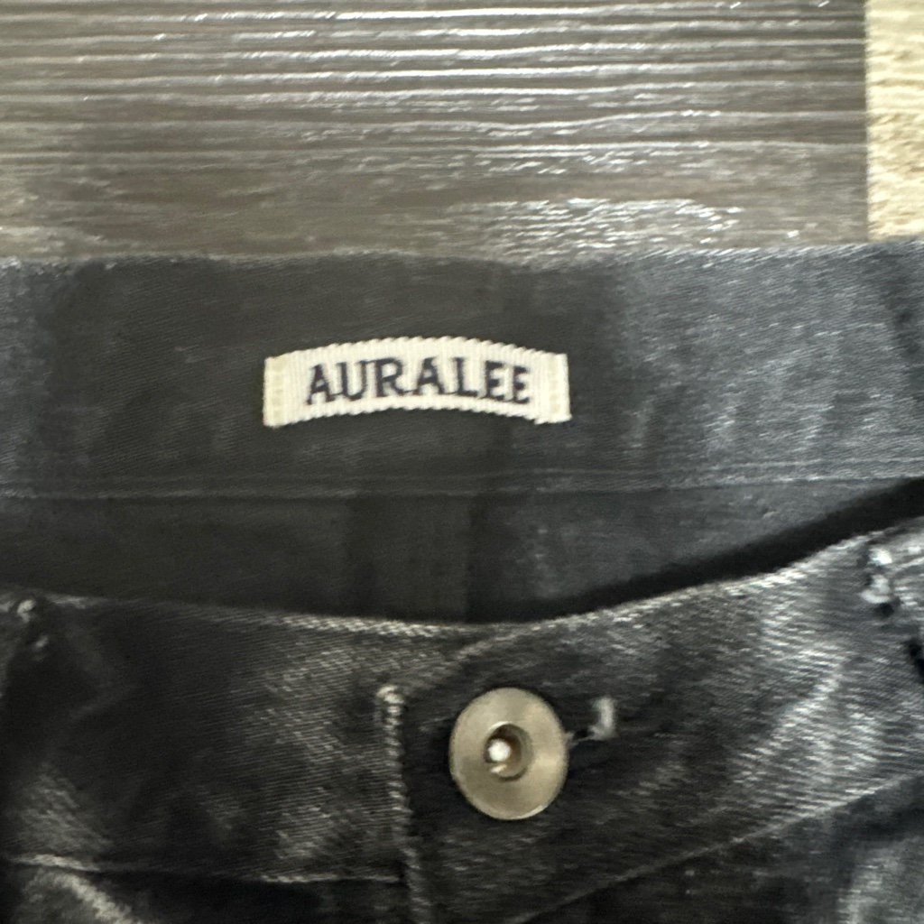 AURALEE 24AW DENIM PAINTER PANTS BLACK 4 - ARCHIVESTOCK