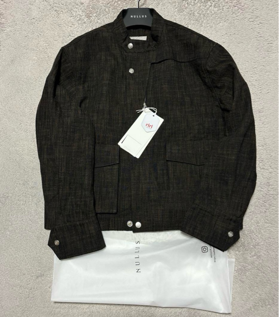 Nullus 25ss COLLAR JACKET サイズ1 深水光太着用 - ARCHIVESTOCK