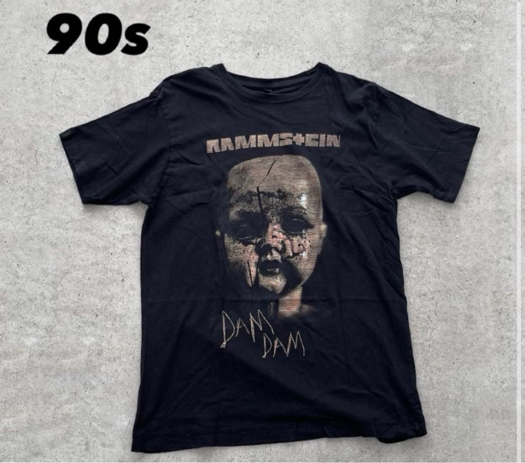 90s 1994s official Rammstein t-shirt y2k - ARCHIVESTOCK