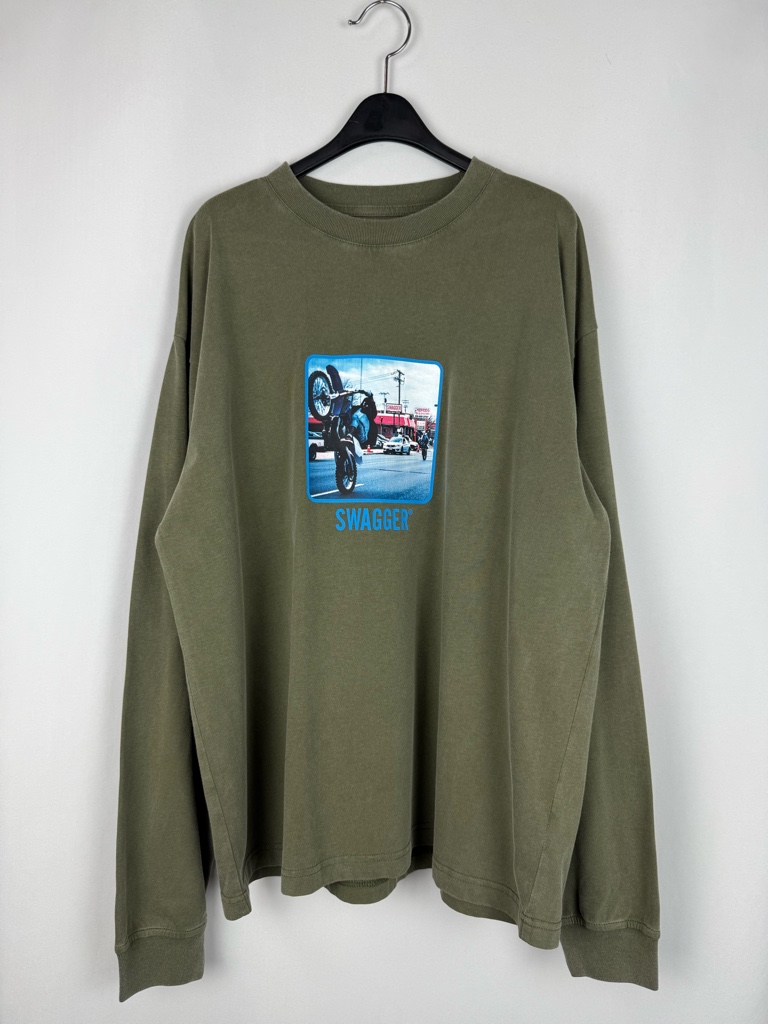 トップス SWAGGER 23AW OVERSIZED L/S T-SHIRT SWAGGER 23AW OVERSIZED L/S T-SHIRT - ARCHIVESTOCK